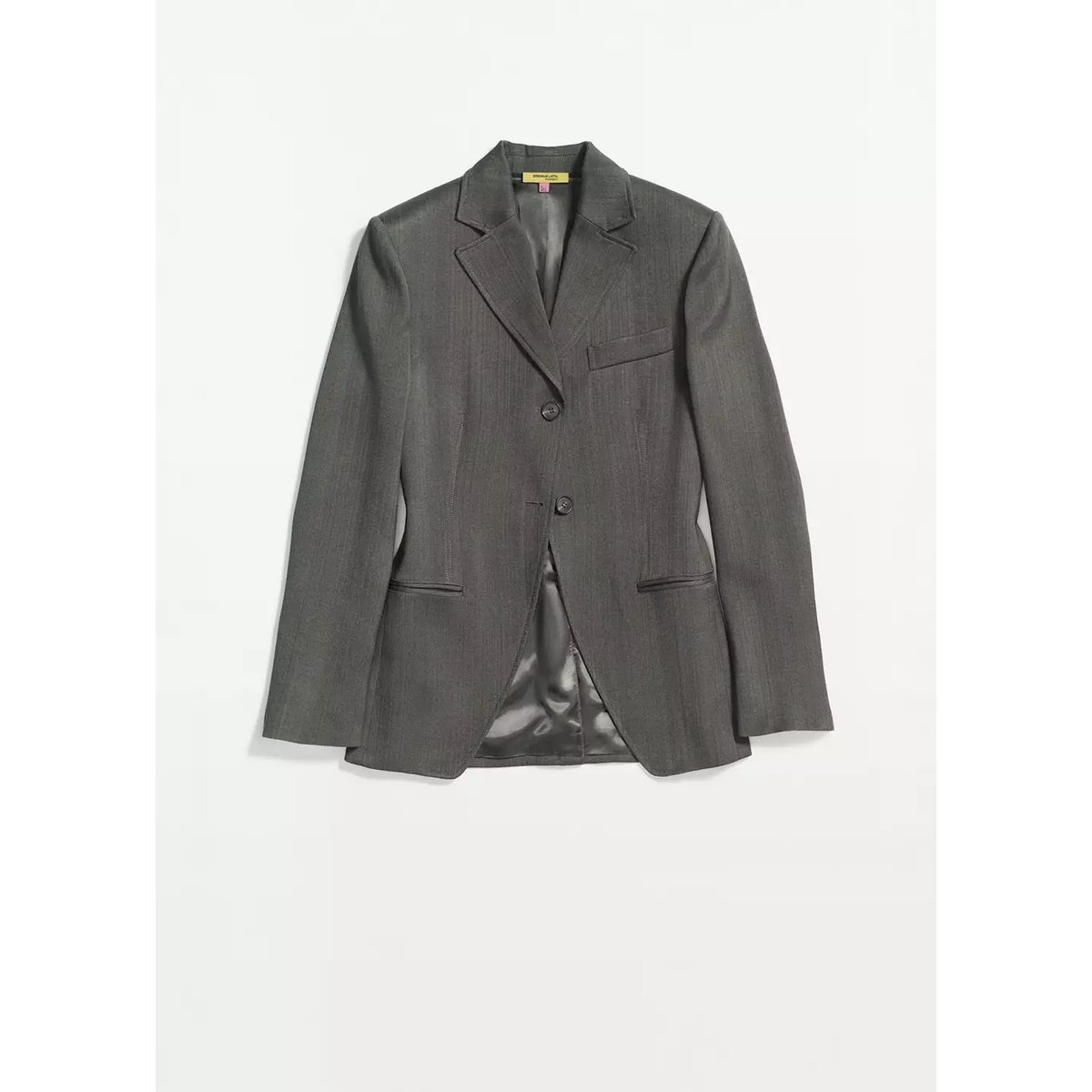 Blazer de tailleur à taille ajustée noir, MANGO