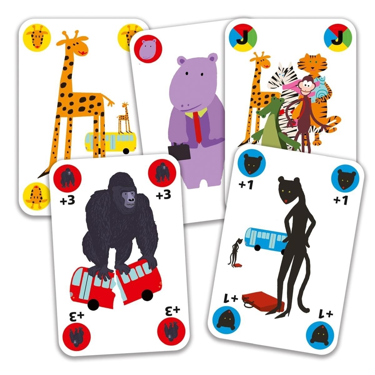 Jeu de stratégie et de rapidité Gorilla multicolore, DJECO