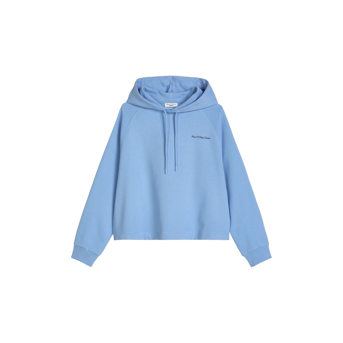Hoodie oversize en French Terry doux bleu moyen, MARC O’POLO DENIM