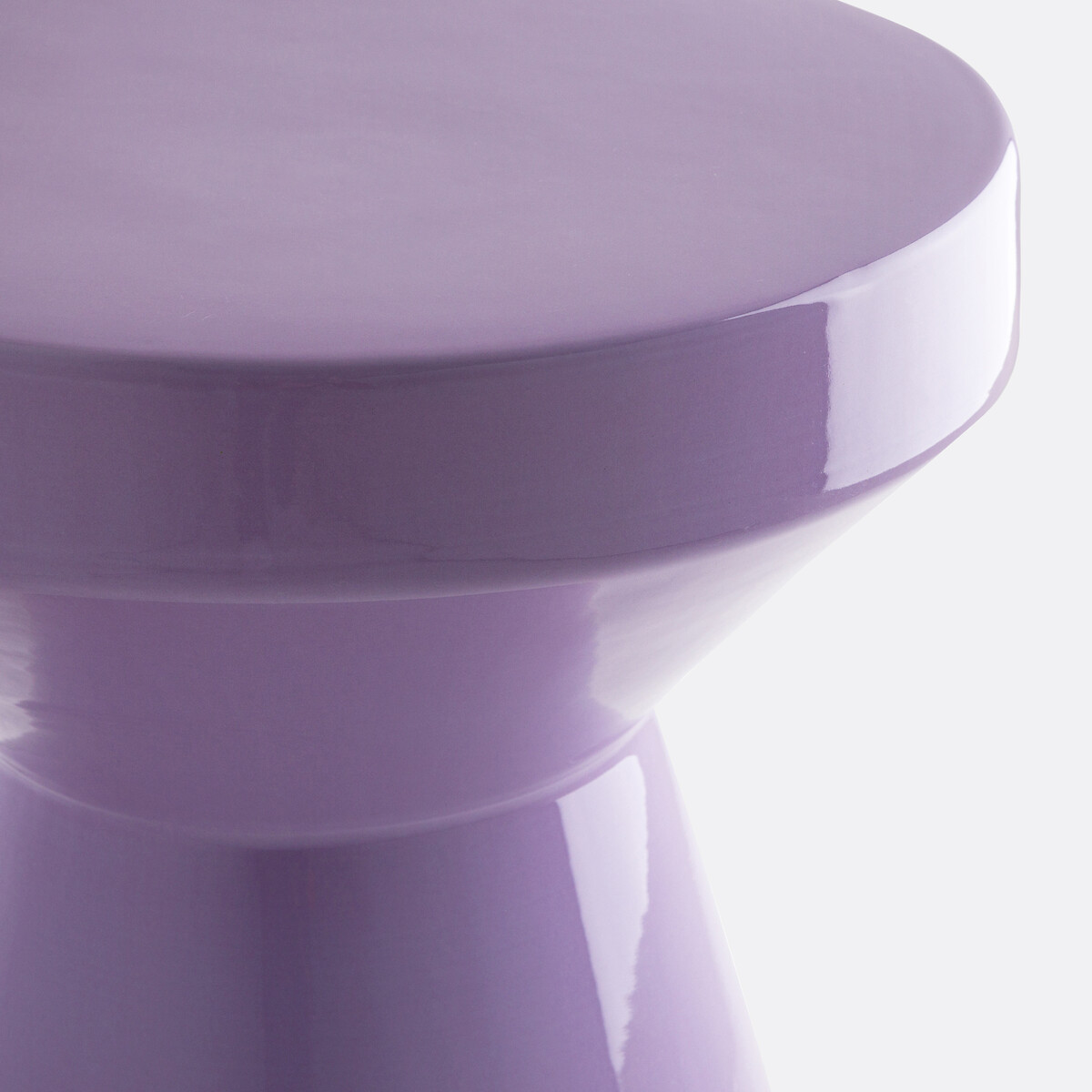 Tavolino o comodino in ceramica Matmat viola, LA REDOUTE INTERIEURS