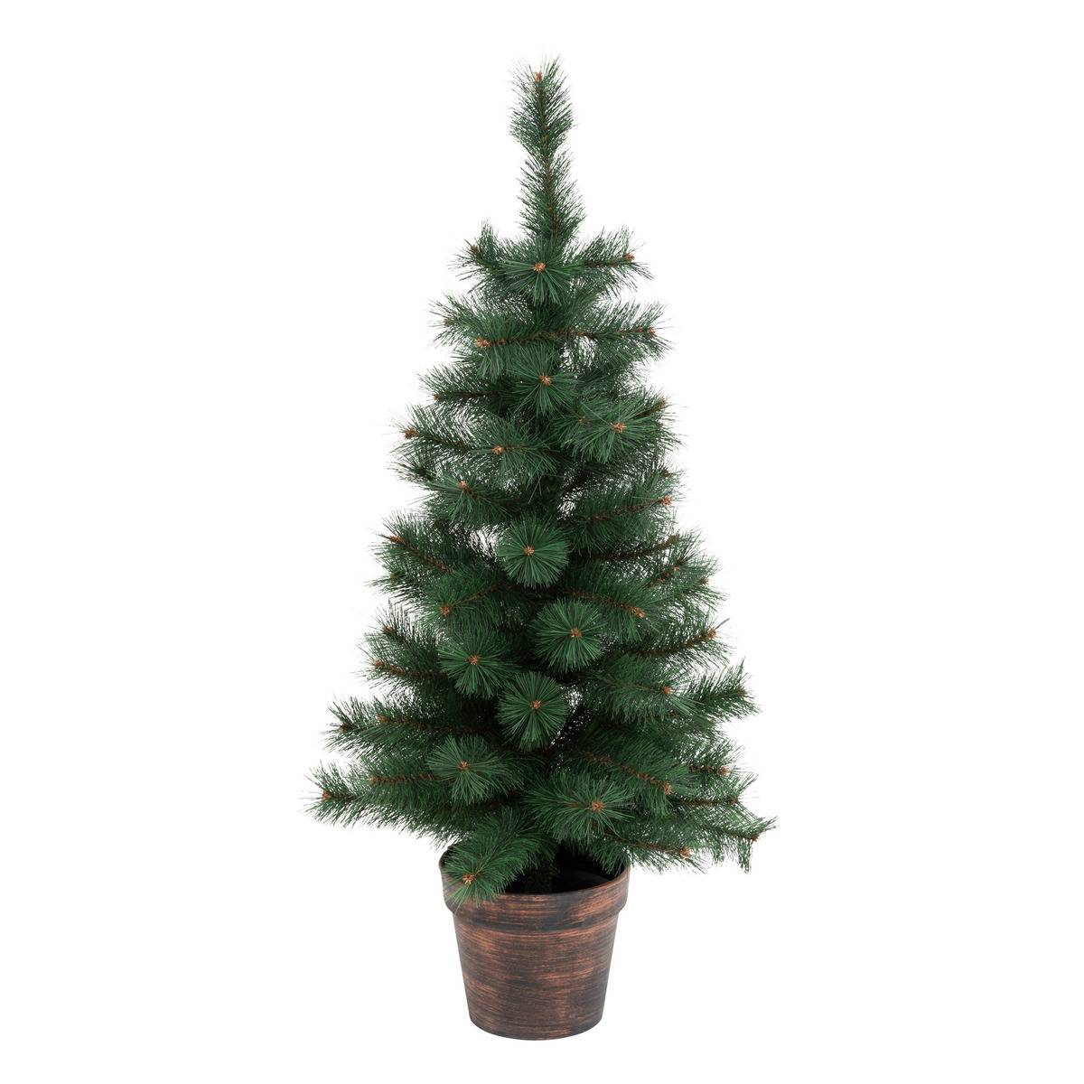Sapin artificiel Windy Peak H100 cm vert vert, ATMOSPHERA