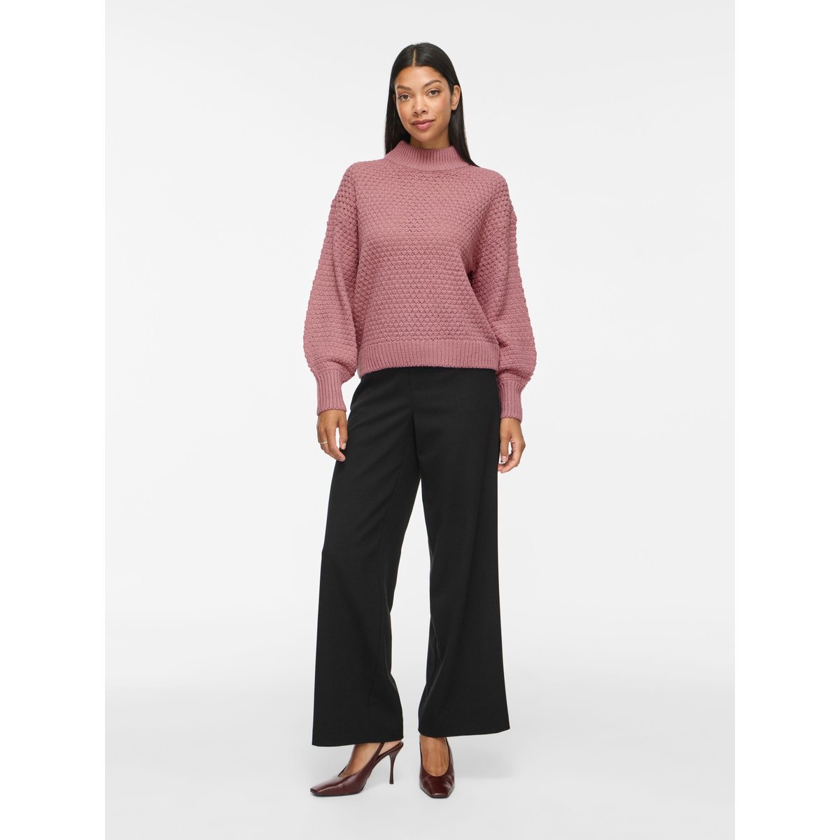 Pull En Maille violet - nostalgia rose1, VILA