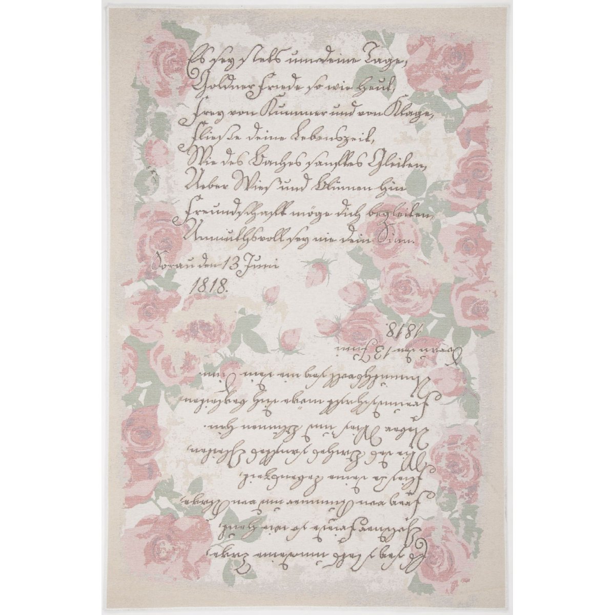 Tapis floral - FLOMI PARIS rose, THEKO
