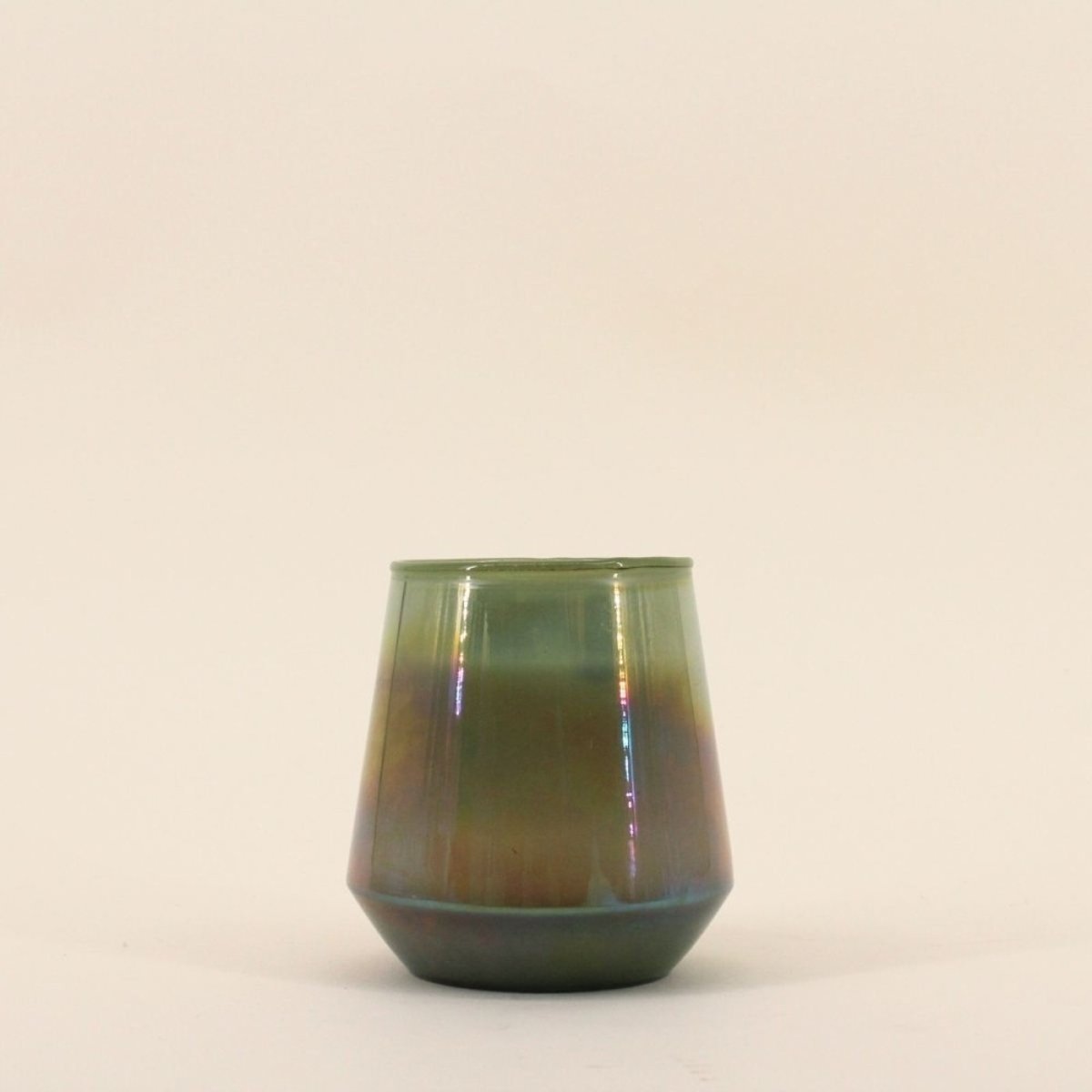 Bougie parfumée verre lustré 480g avec boite cadeau bleu, ORNAMI