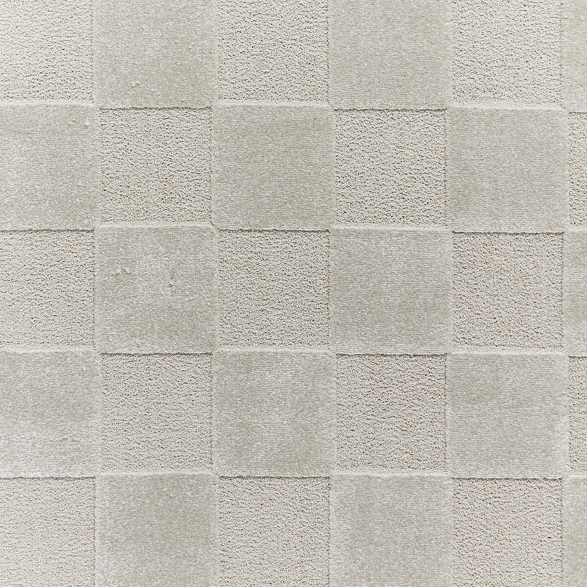 Modern Geometric Checkerboard Rug silver-coloured, SO'HOME