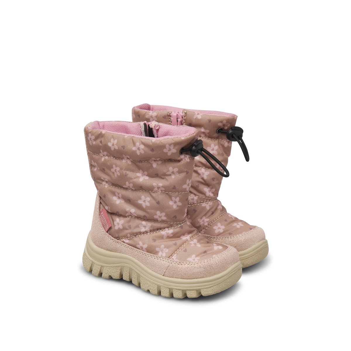 Bottes en suède et tissu POZNURR 3 WP rose-, FALCOTTO