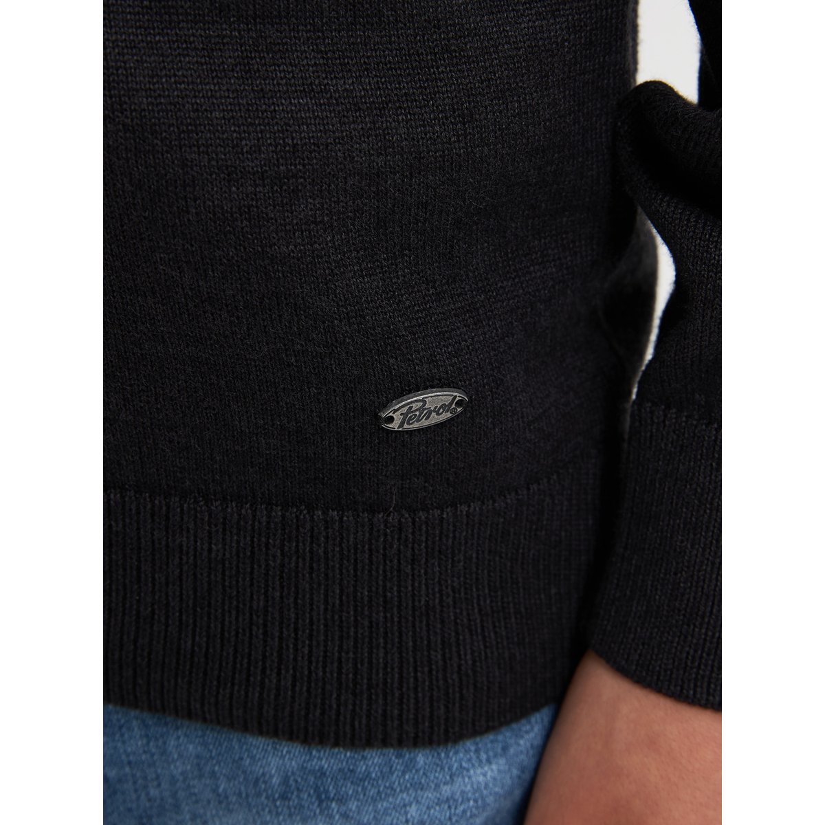 Pull en tricot de base absaroka noir deep black, PETROL INDUSTRIES