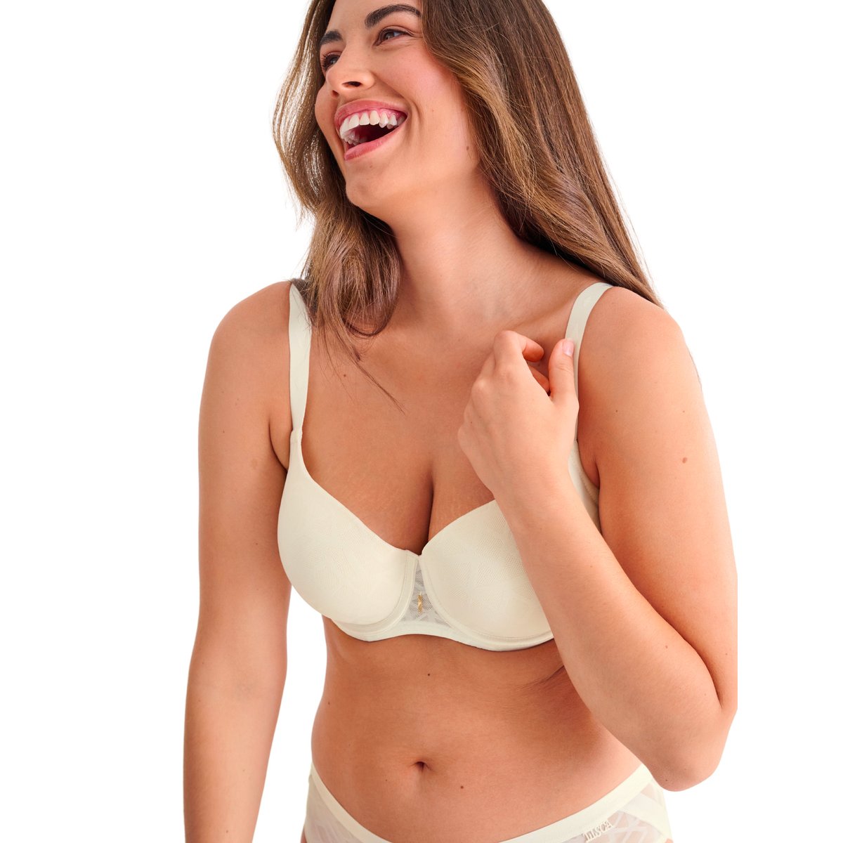 Soutien-gorge préformé grandes tailles Opal ivoire, LISCA