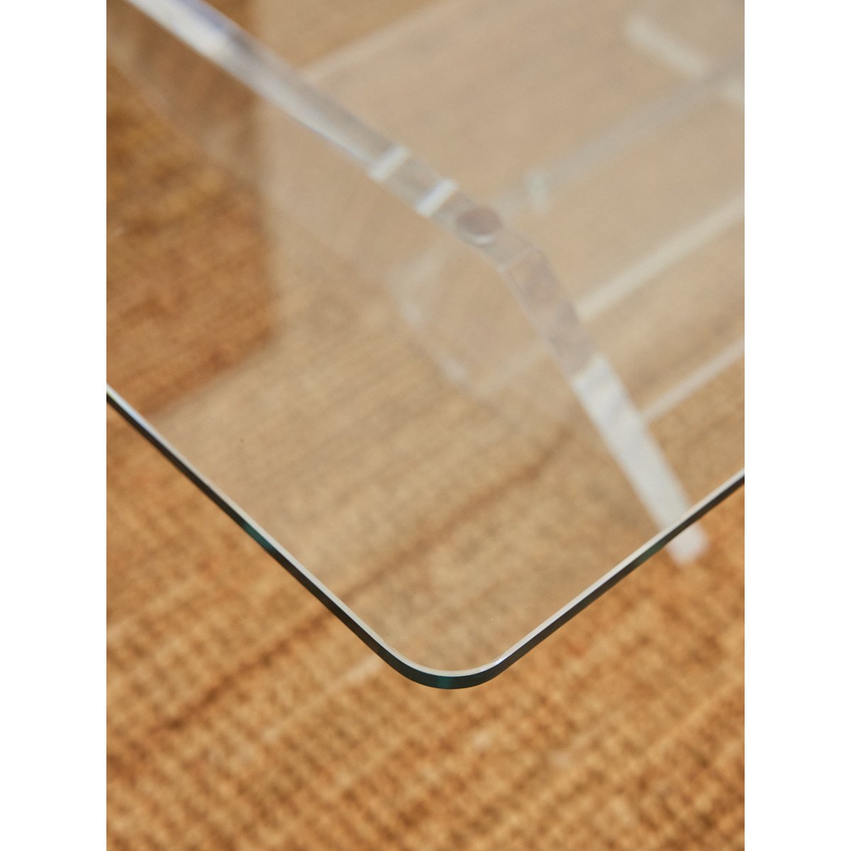 Table basse en plexiglass Donna N°1000 - Bon état transparent, DEBONGOUT