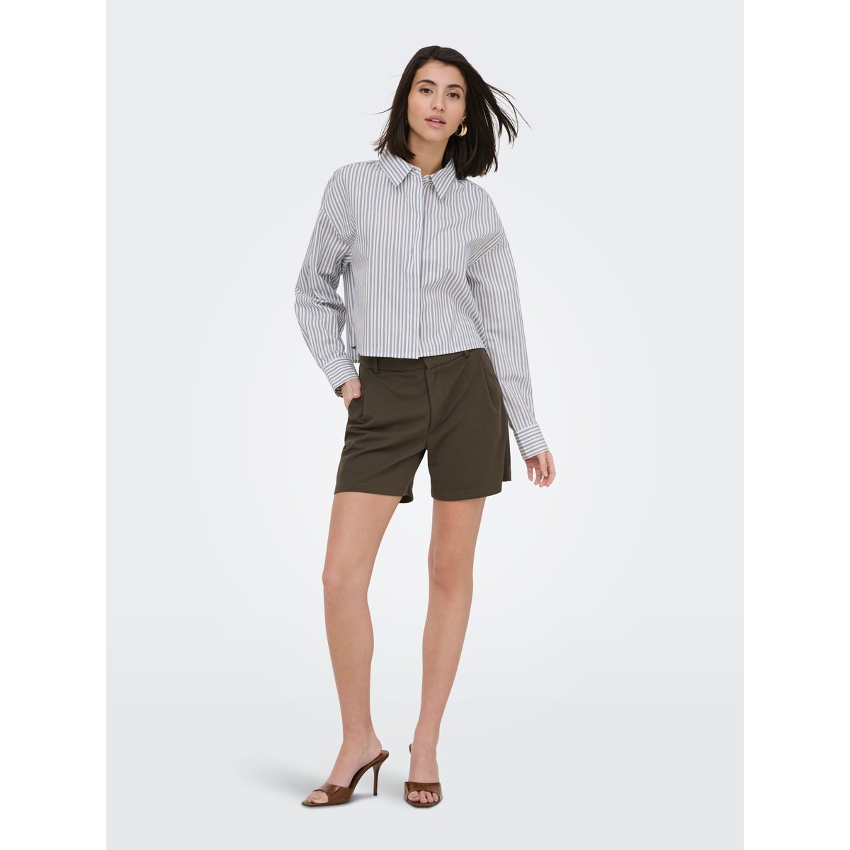 Short marron - chocolate brown 1, JDY