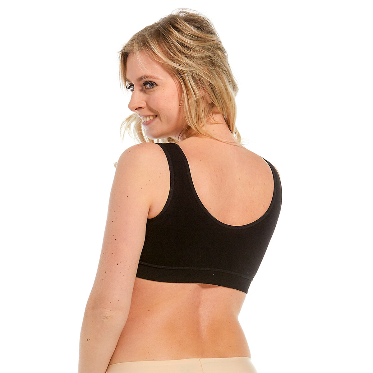 Bralette en bambou Soft Bralette noir, MAGIC BODYFASHION