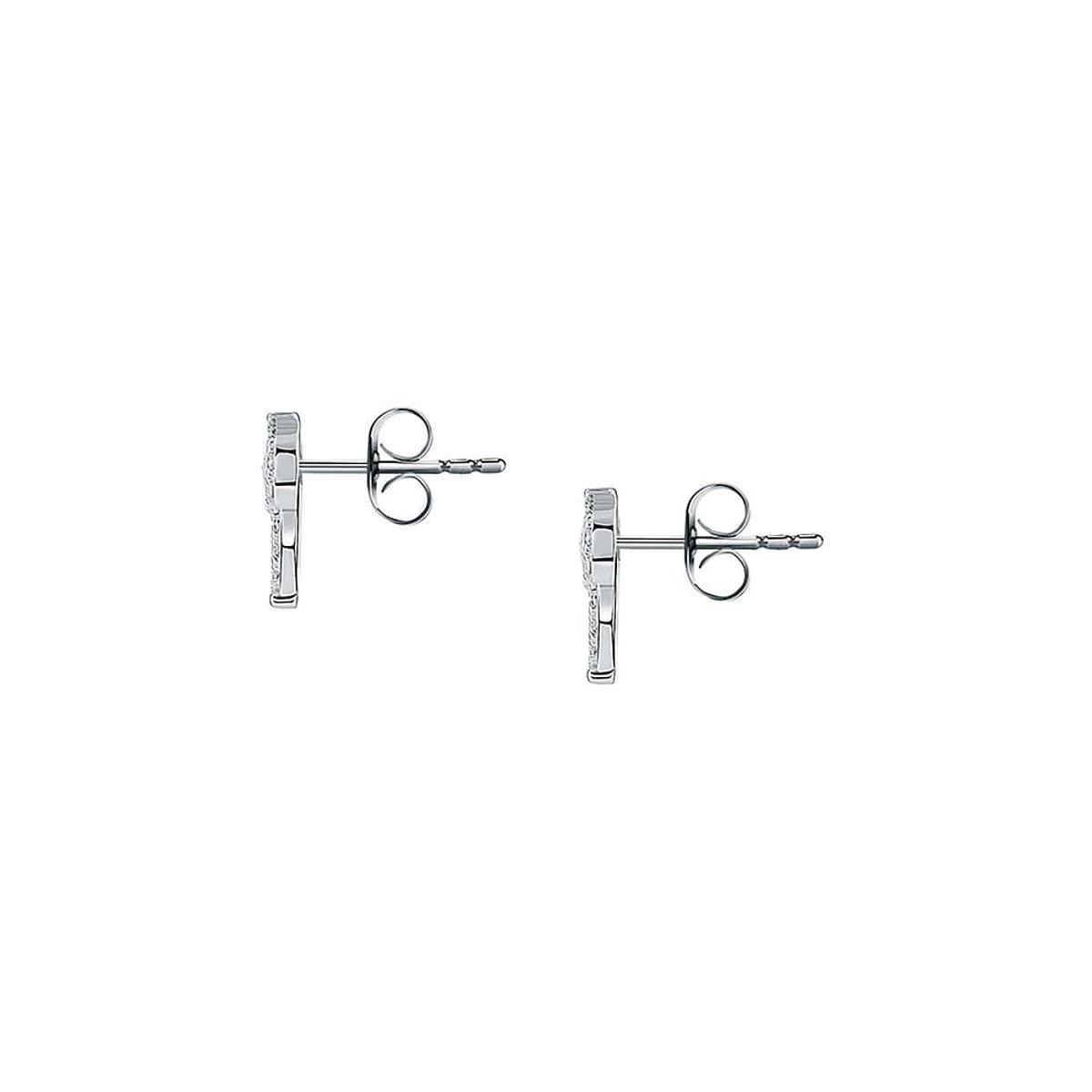 Boucles d'oreilles en Argent/oxyde de zirconium De Zirconium et Oxyde de zirconium argent, CLEOR