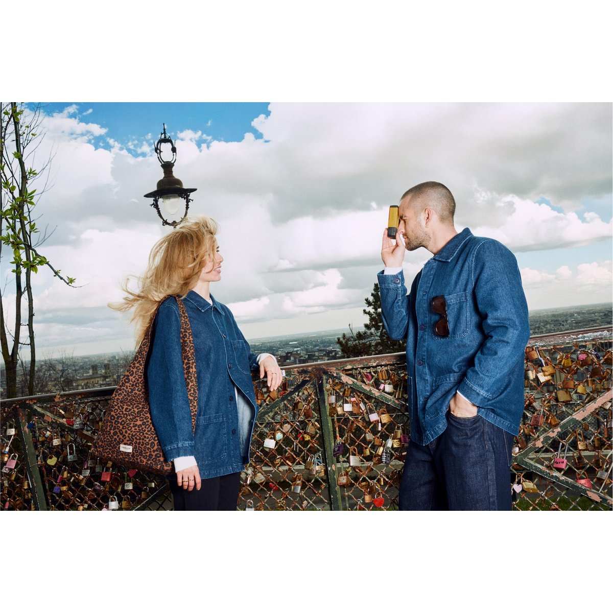 Veste worker denim BARBÈS denim brut, RIVEDROITE