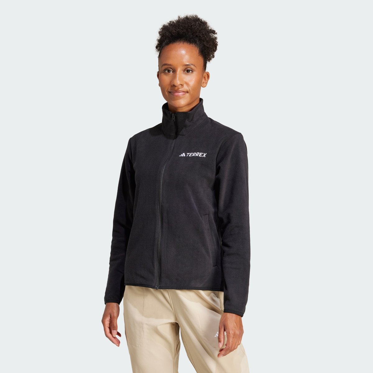 Veste Molleton Zip Intégral Multi Essentials Veste Molleton Zip Intégral Multi Essentials black, adidas Performance