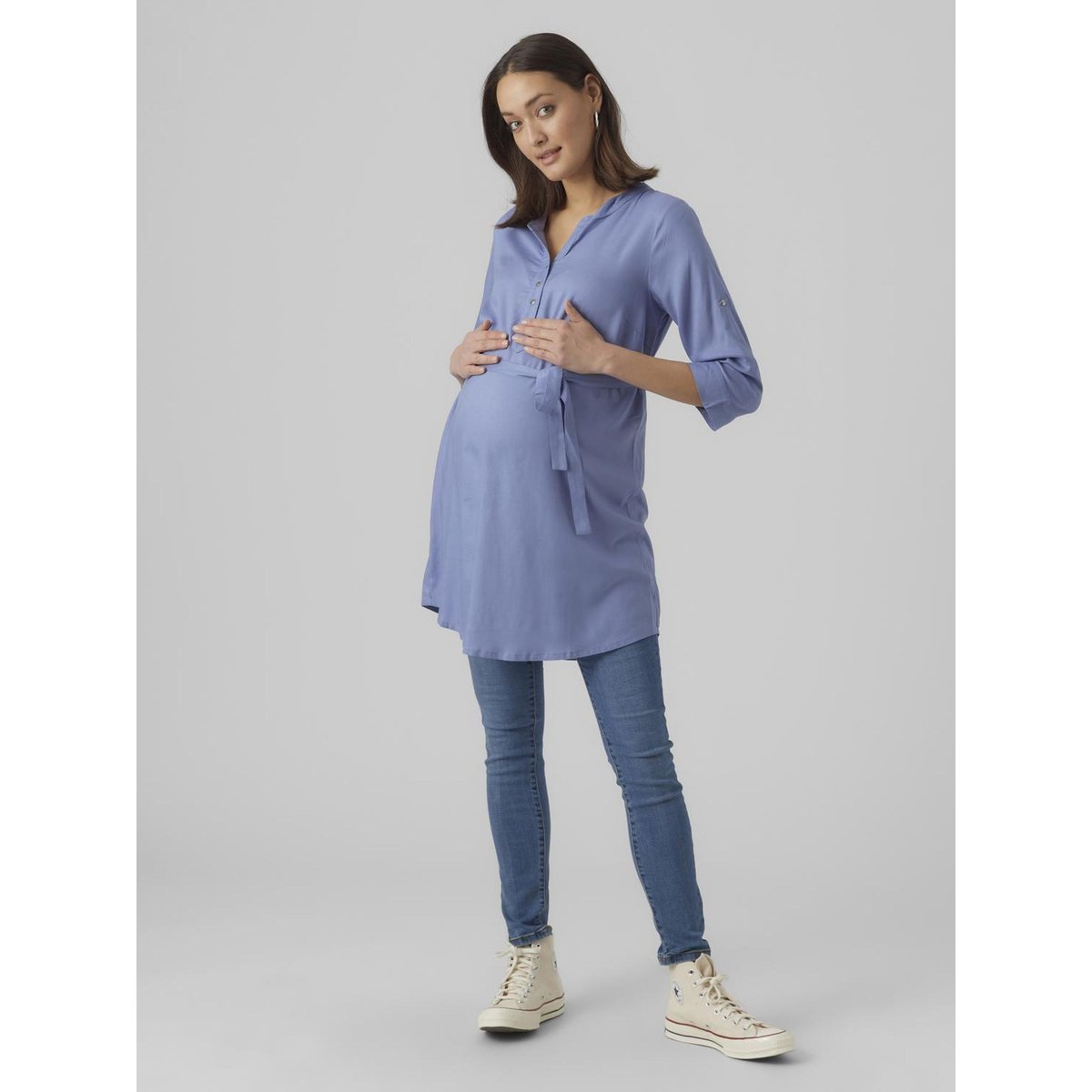 Tunique bleue - english manor, MAMA LICIOUS