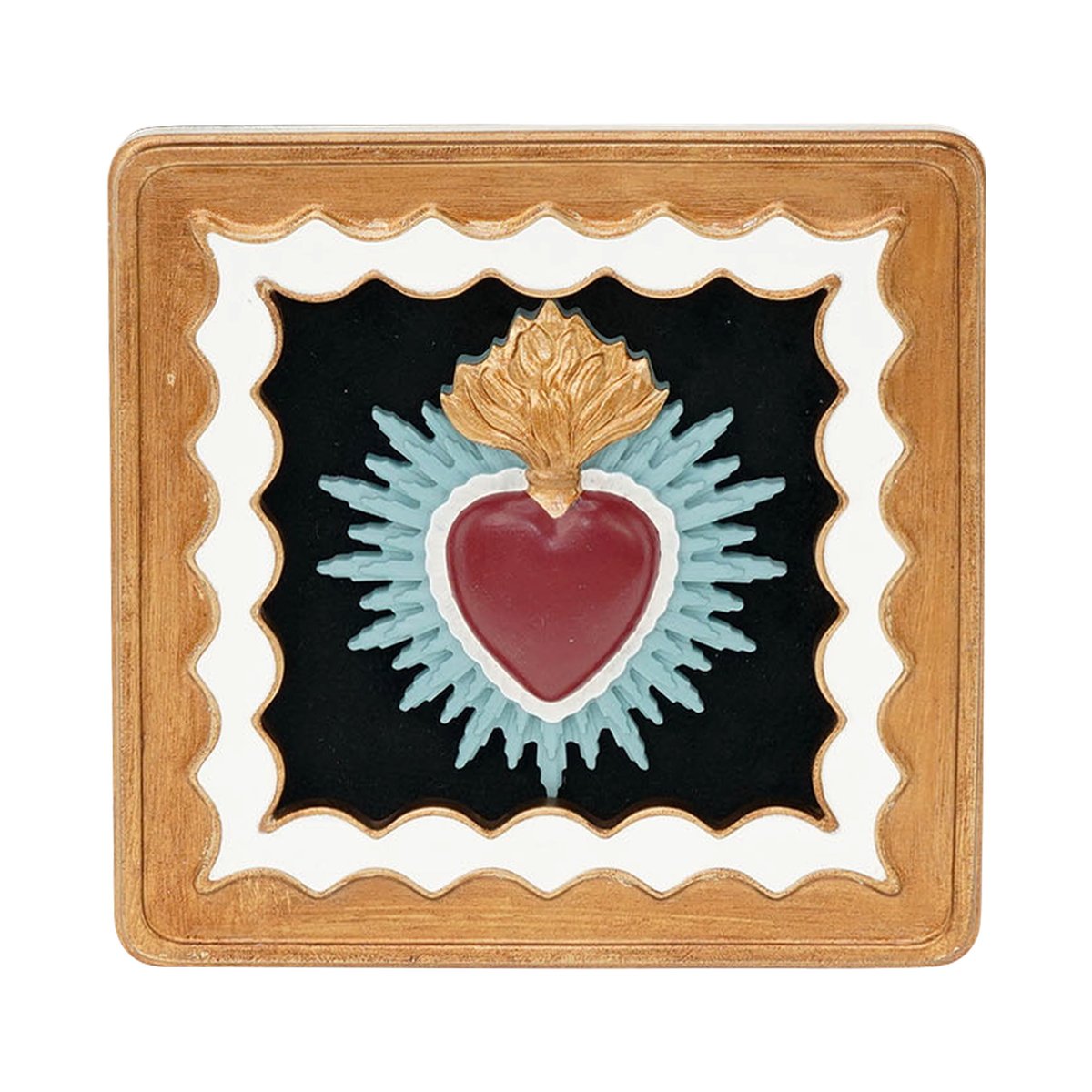 Déco murale ex-voto 14.3cm or, EMDE