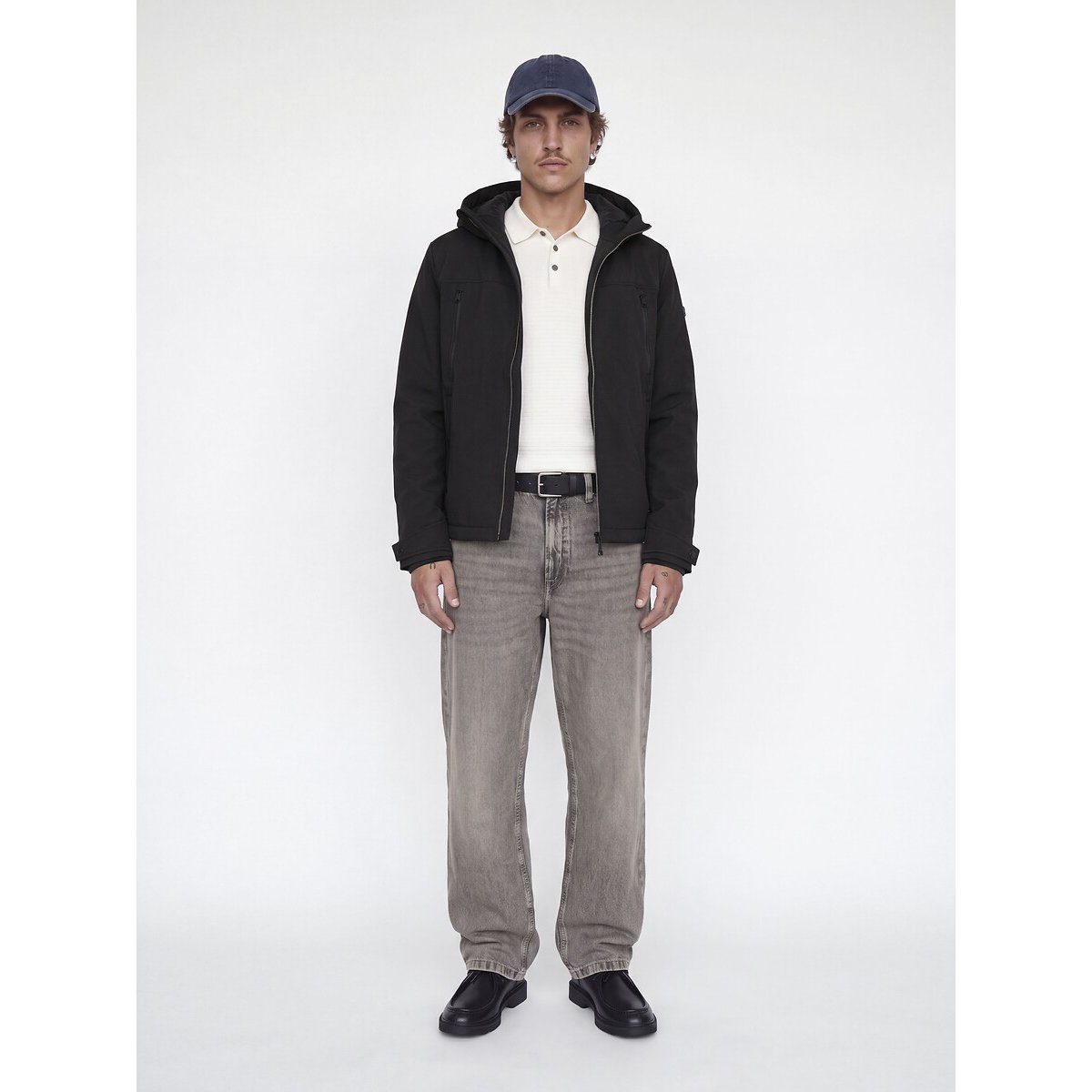 Parka com capuz de comprimento médio, CLARKE & CLARKE preto , JACK & JONES