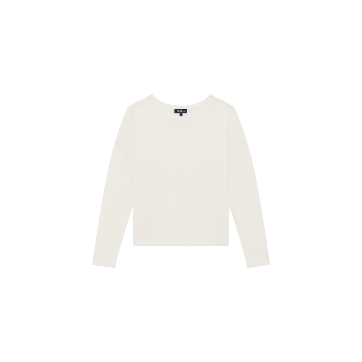 Pull droit col rond MJENNA ecru, CAROLL