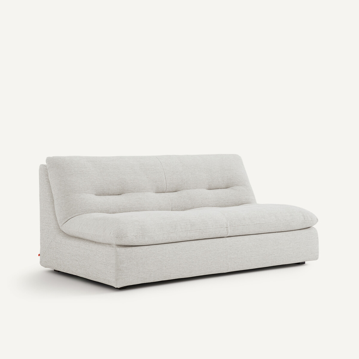 Divano 3P modulabile Cotone riciclato, Giuliano grigio chiaro, AM.PM