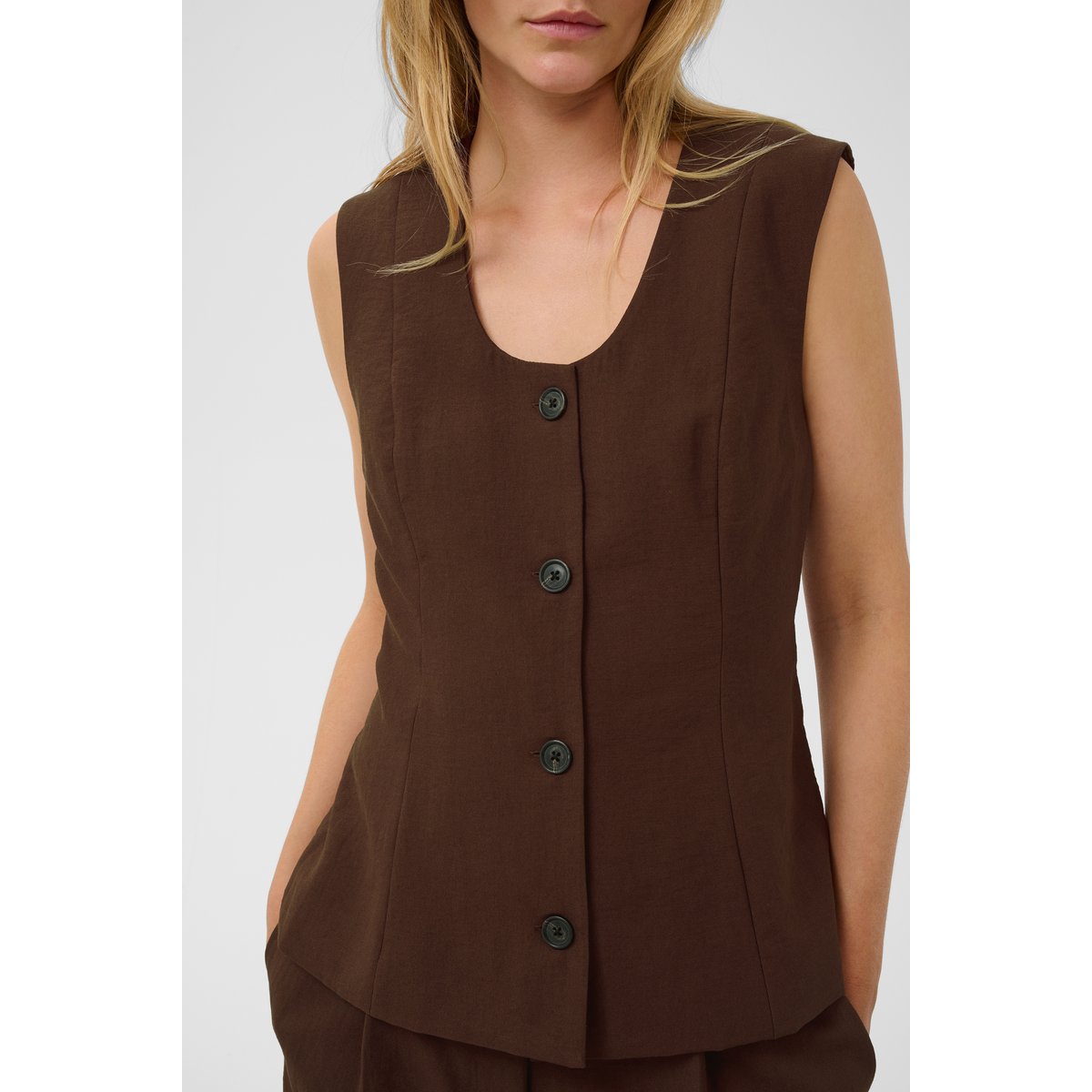 Manteau marron brown stone, SOAKED IN LUXURY