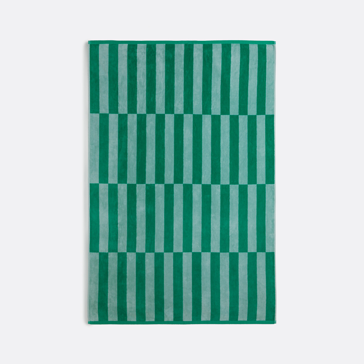 Maxi badlaken in fluweel badstof,Tabaka celadon/groen, LA REDOUTE INTERIEURS