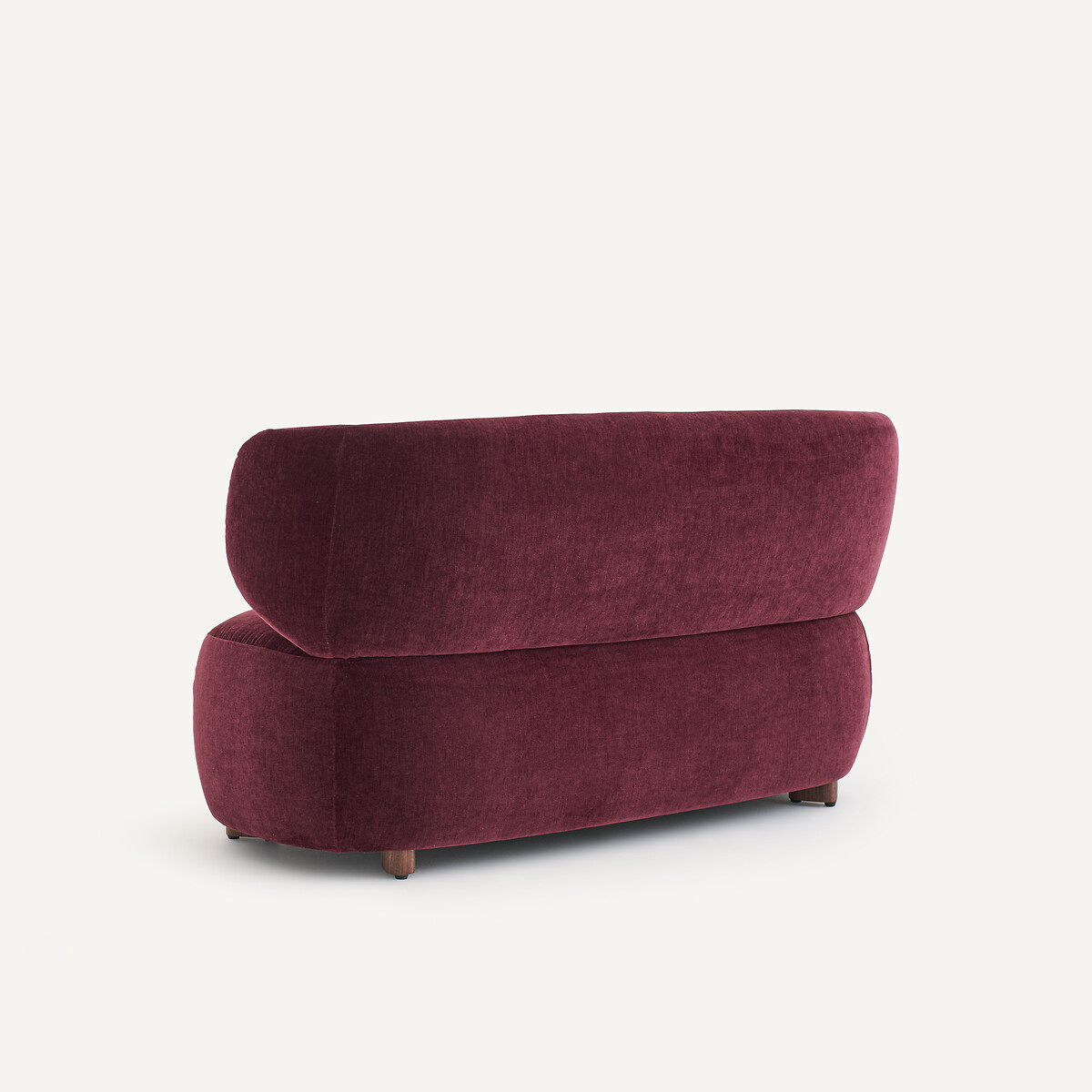 Banquette en velours, MODALIE, design Emmanuel Gallina rouge bordeaux, AM.PM