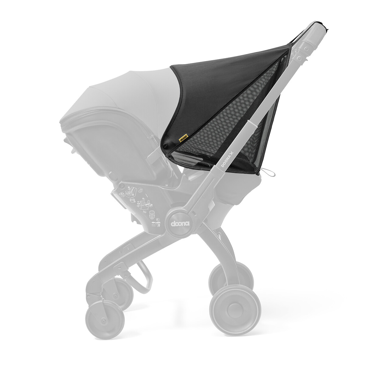 X Sunshade Extension black, DOONA