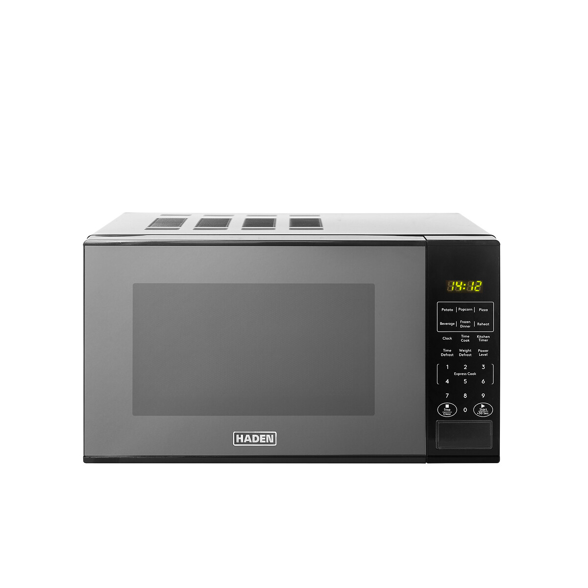 800W 20L Touch Membrane Microwave black, HADEN