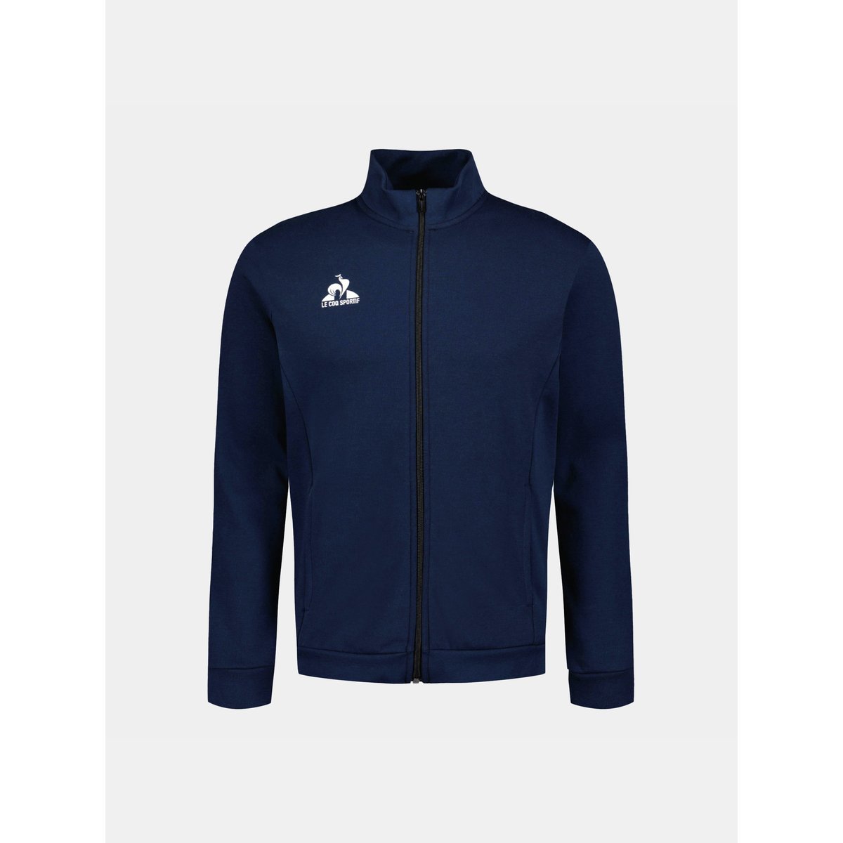 Veste zippée avec détails tricolores Teamsport blue, LE COQ SPORTIF