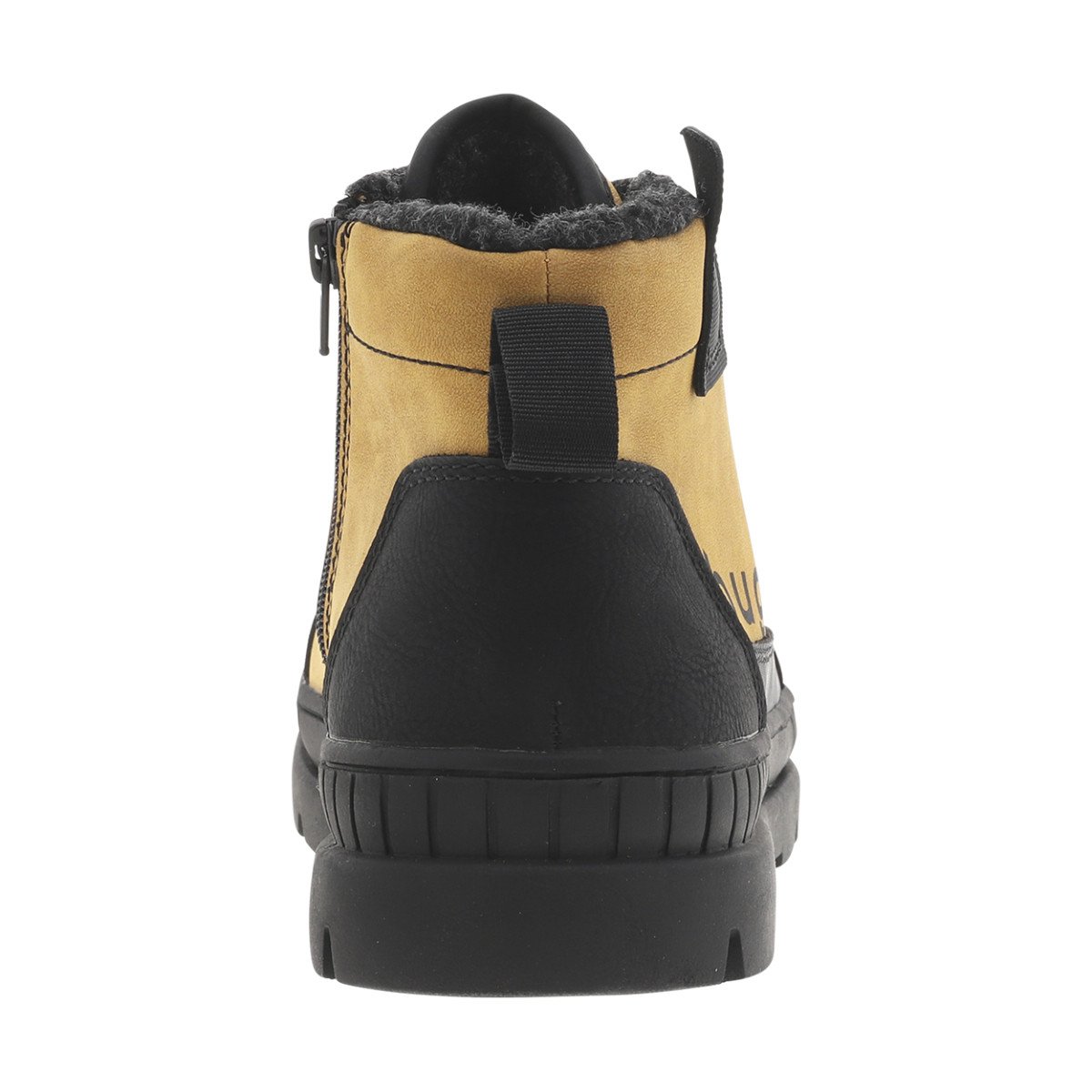 Bottines talon plat marron, BUGATTI