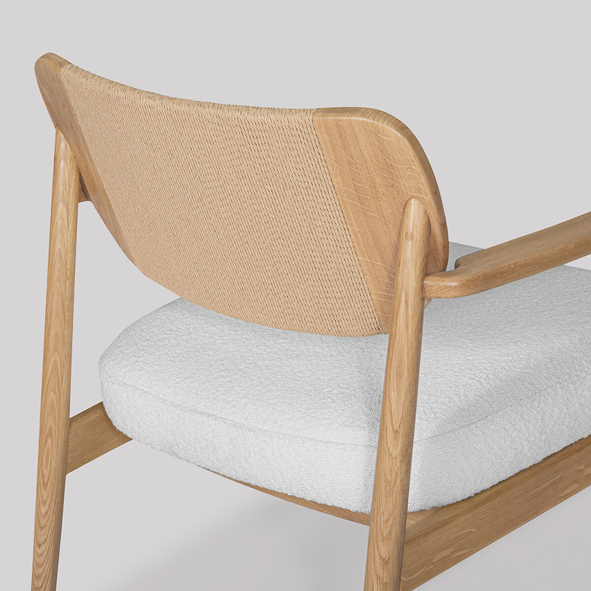 Ashwell Fabric Armchair white, SWOON
