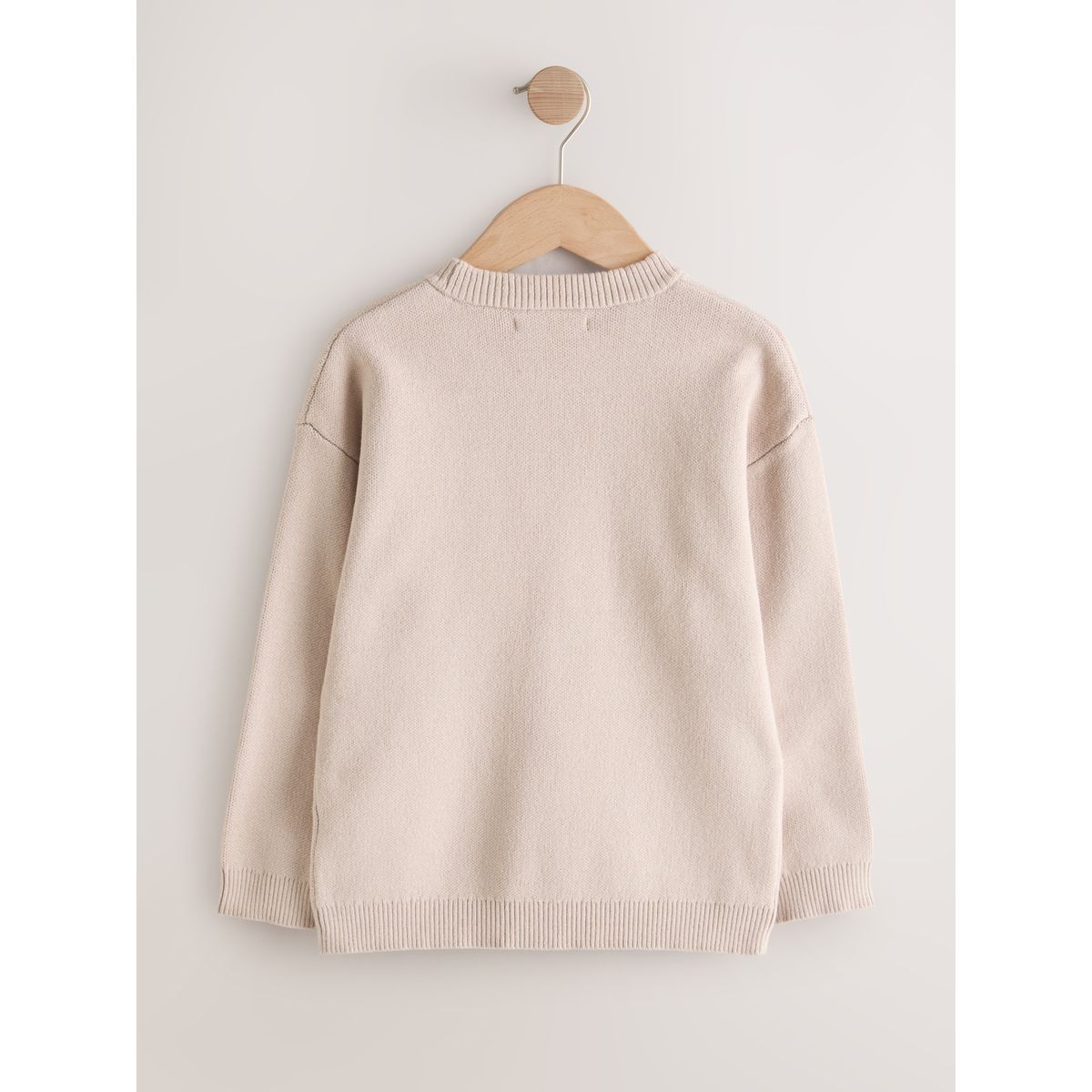 Pull ras du cou en maille new york neutre, NEXT