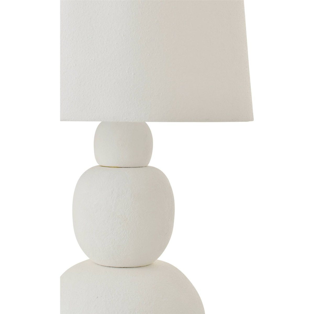 Lampe à poser en céramique sculpturale blanc, RECOLLECTION