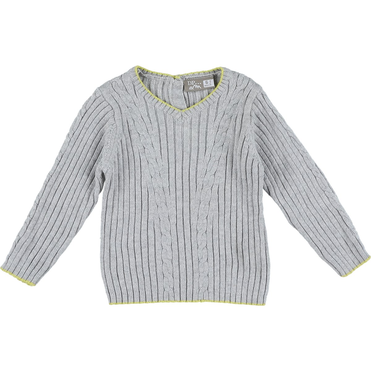 Pull - Très bon état gris;jaune, DPAM
