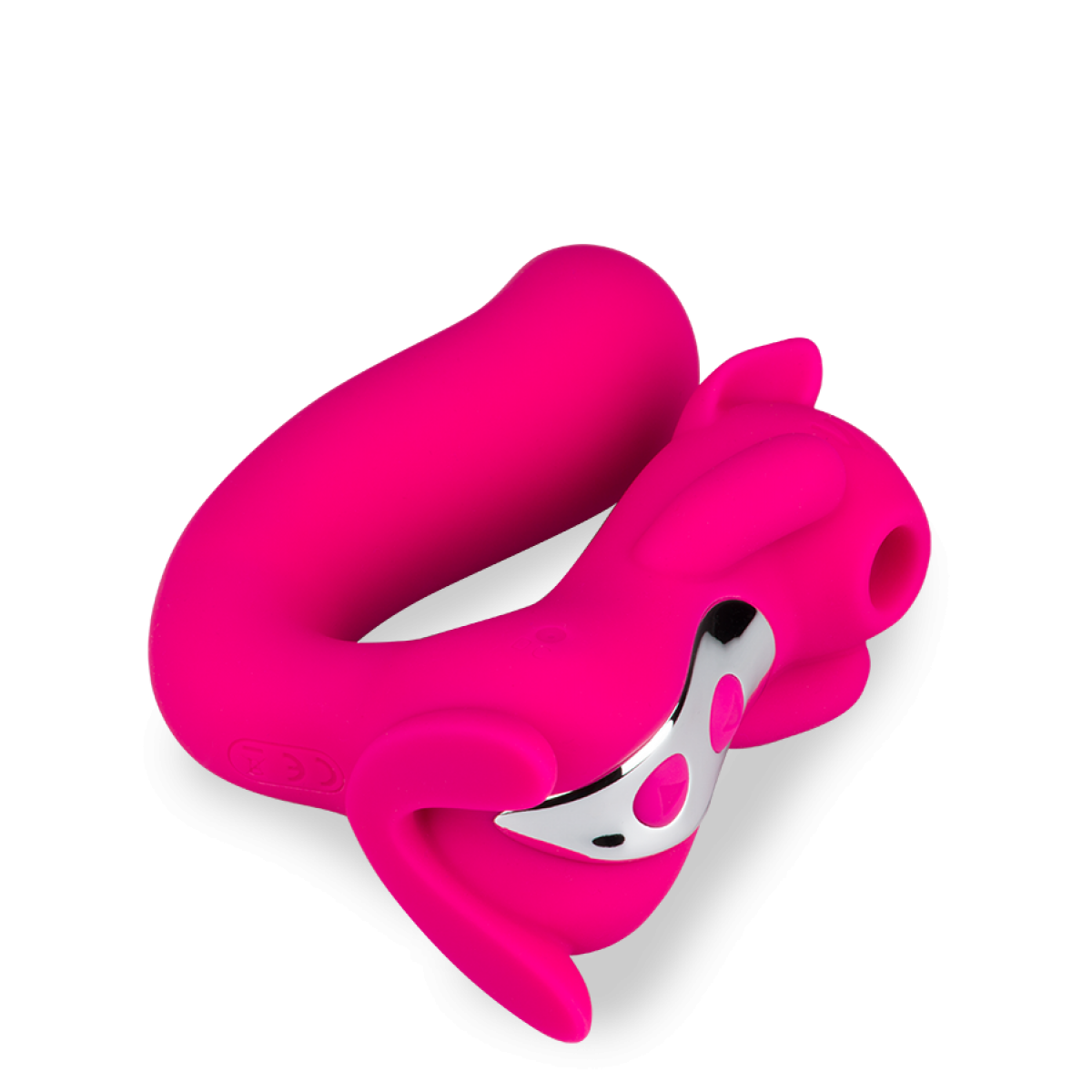 Stimulateur sans contact et vibro Squirrel fuchsia, LOVE AND VIBES