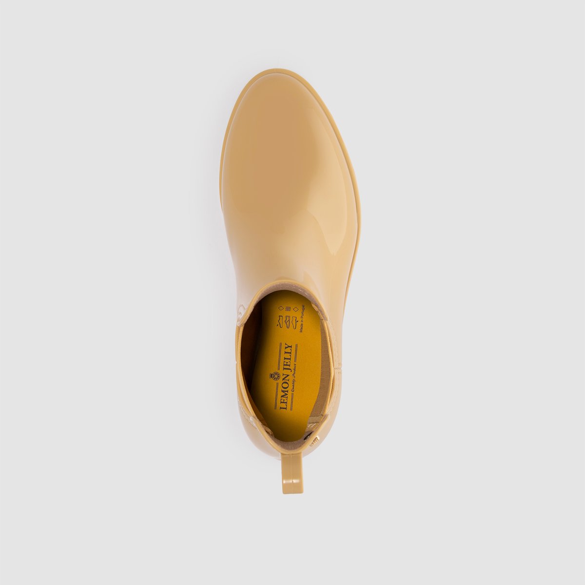 Boots de pluie vegan COMFY lait, LEMON JELLY
