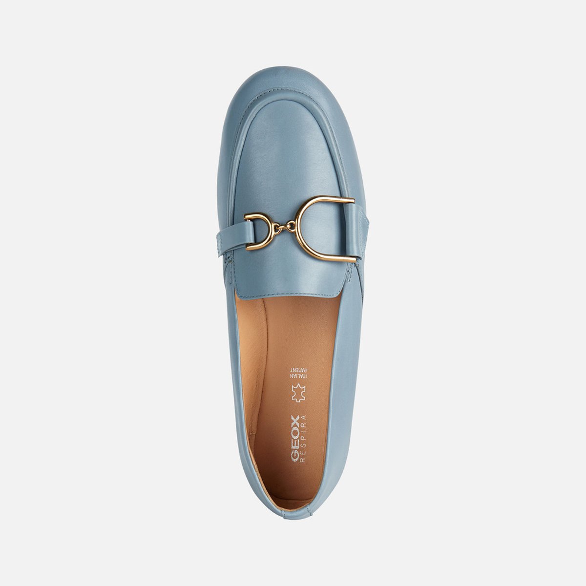 Mocassins  D PALMARIA bleu ciel, GEOX