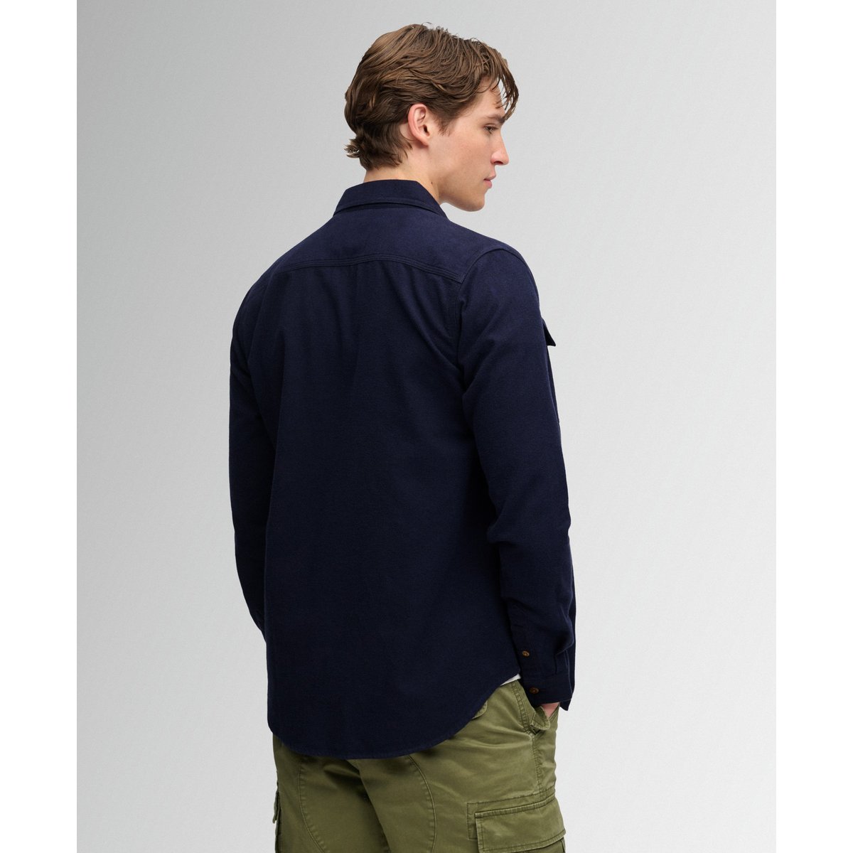 Chemise en flanelle Trailsman bleu marine, SUPERDRY
