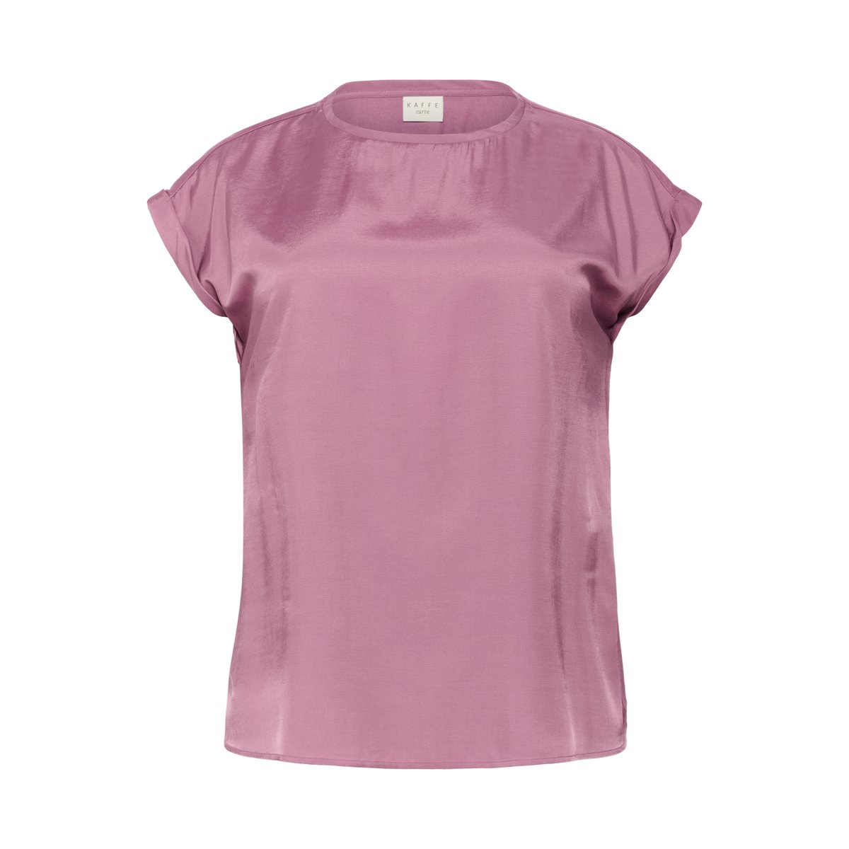 Blouse à manches longues violet tulipwood, KAFFE CURVE