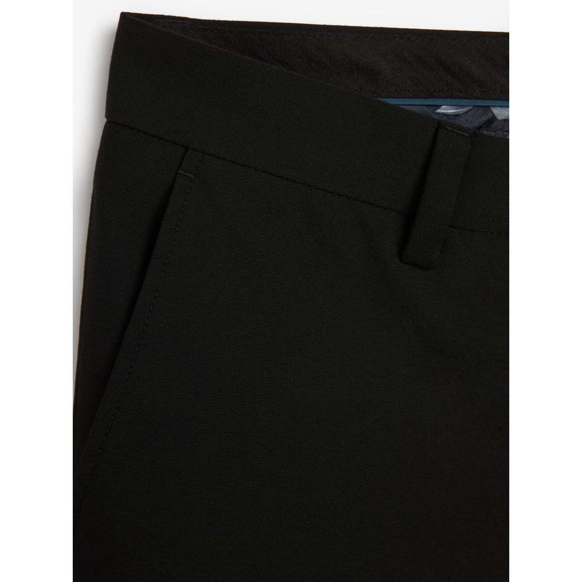 Pantalon de costume ajusté noir, NEXT