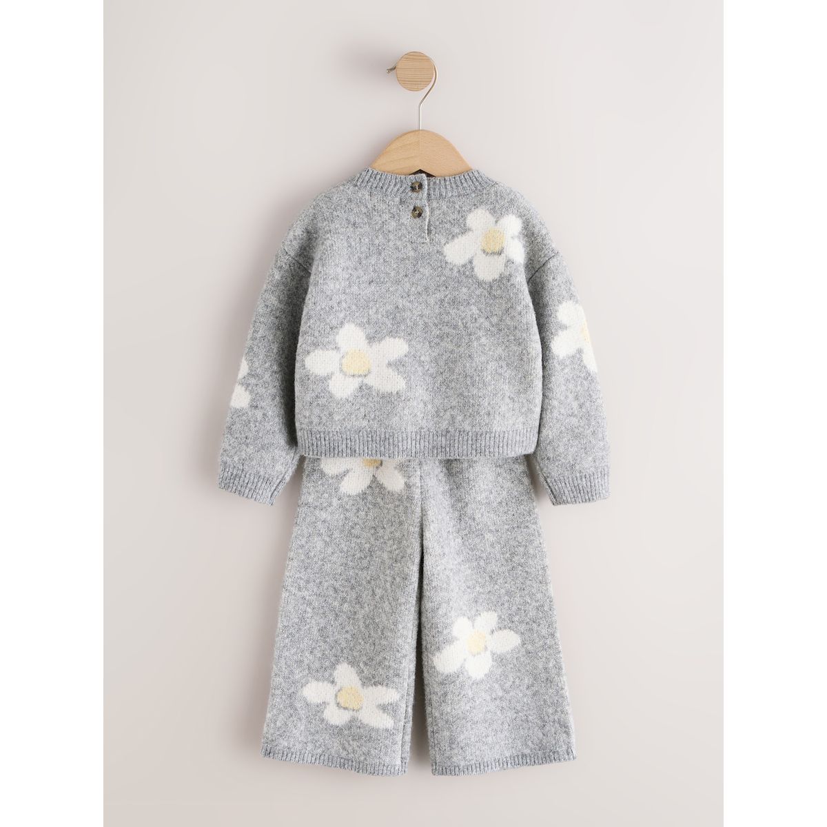 Ensemble pull et pantalon marguerite grise, NEXT
