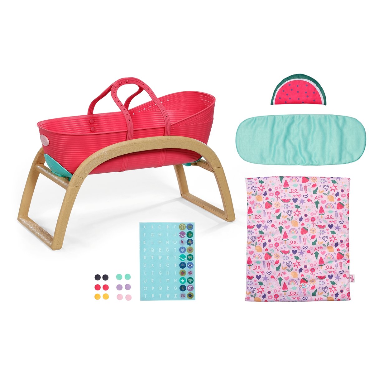 Baby born Berceau 3 en 1 Pinplay multicolore, ZAPF CREATION
