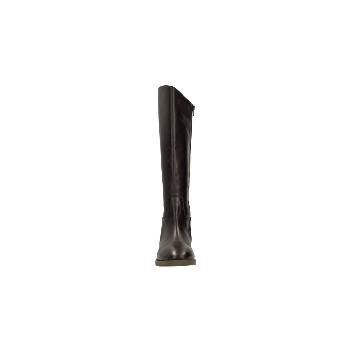 Bottes hautes en cuir marron, SACHA
