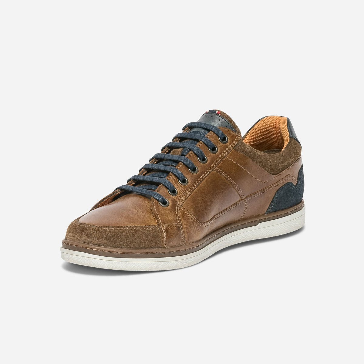 Basket en cuir MAHBI cognac, ERAM