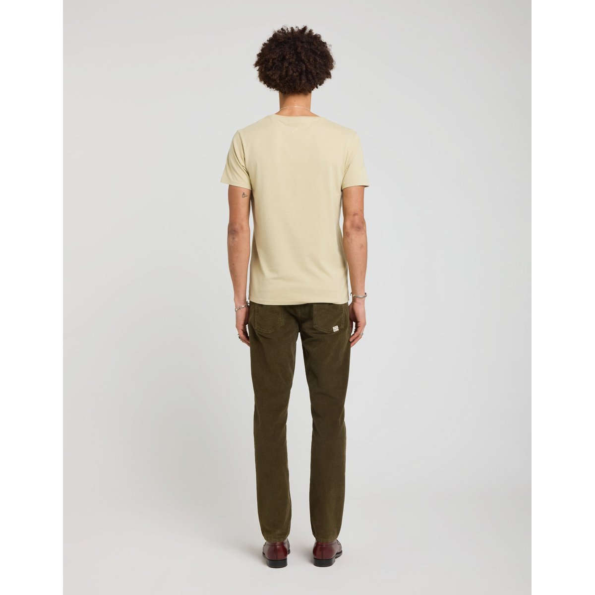 PANTALON REGULAR VELOURS ROYCYPRES marron, PULLIN
