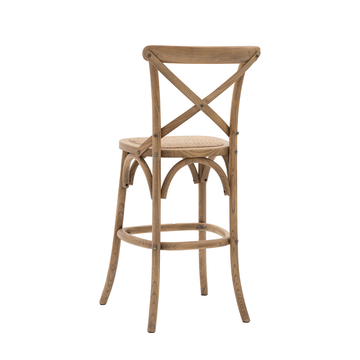 Chaska French Café Counter Stools with Rattan Seat (Set of 2) natural, ÉDITÉ