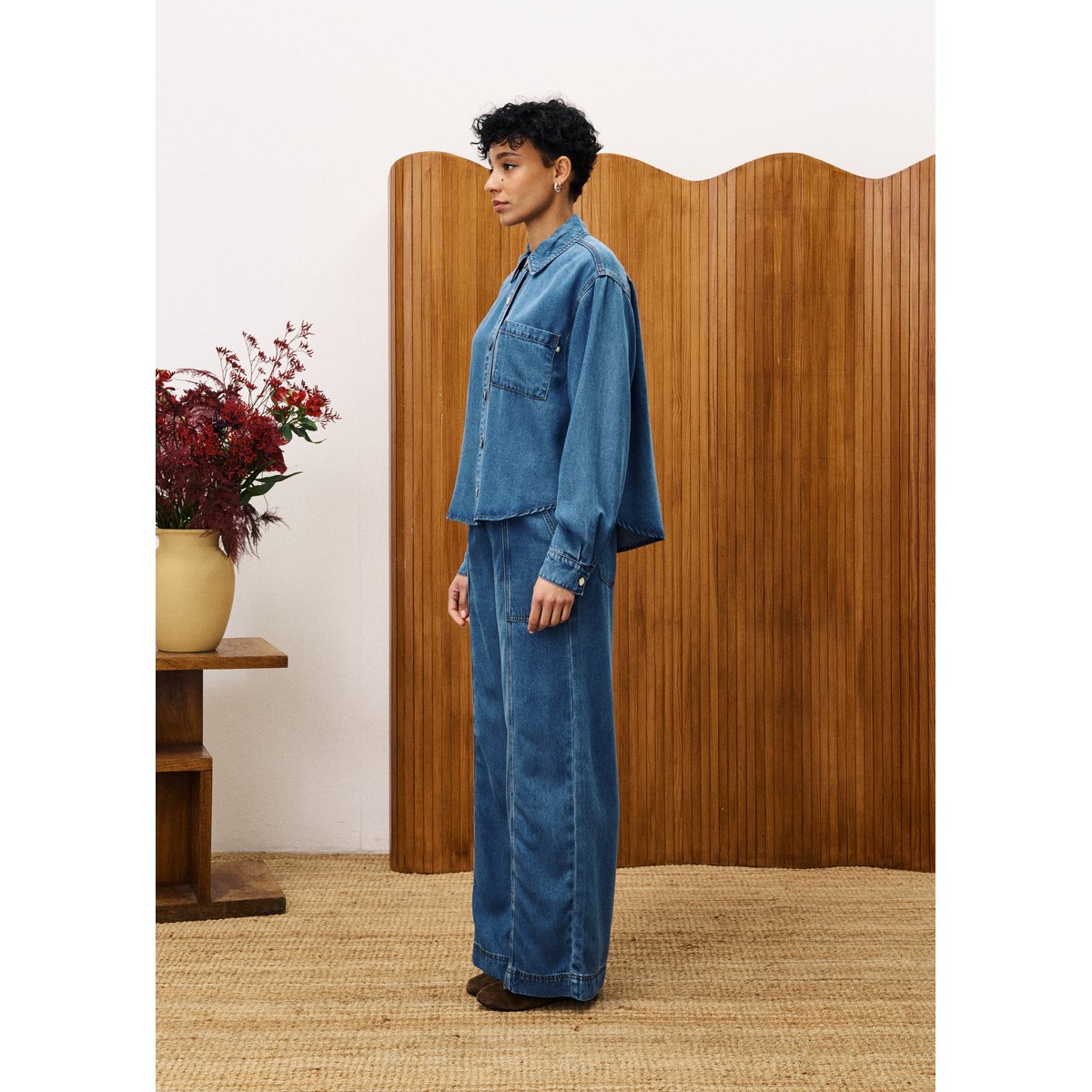 Chemise MELISSE bleu jean, FRNCH