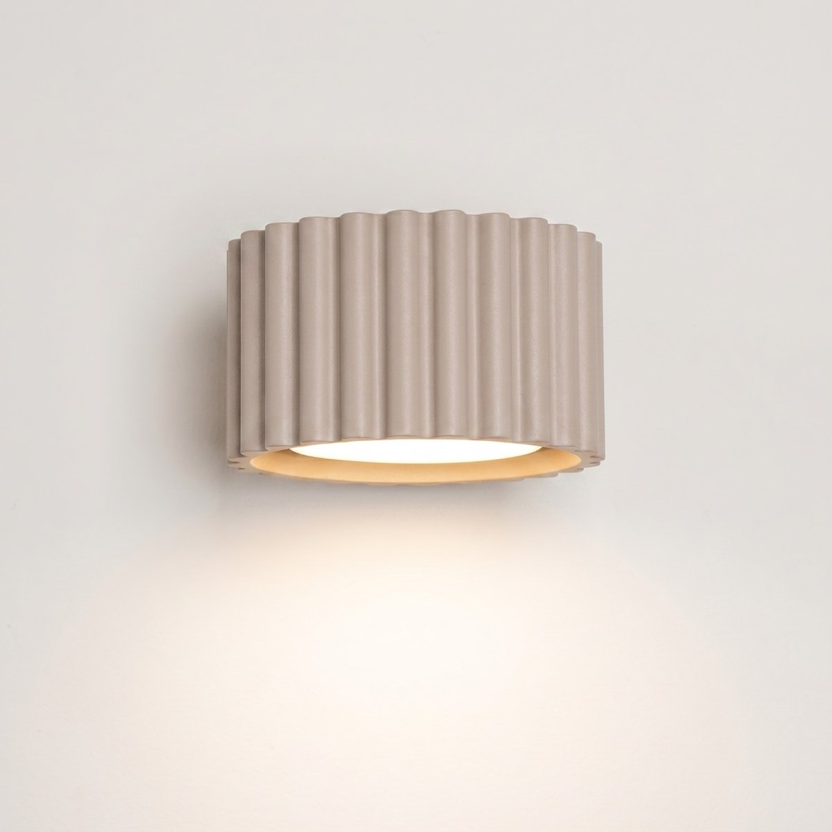 Applique murale Aluminium Taupe Gx53 1 AURA taupe, EDEN