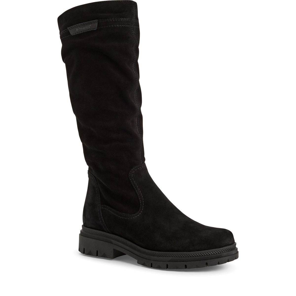 Bottes en cuir noir, TAMARIS