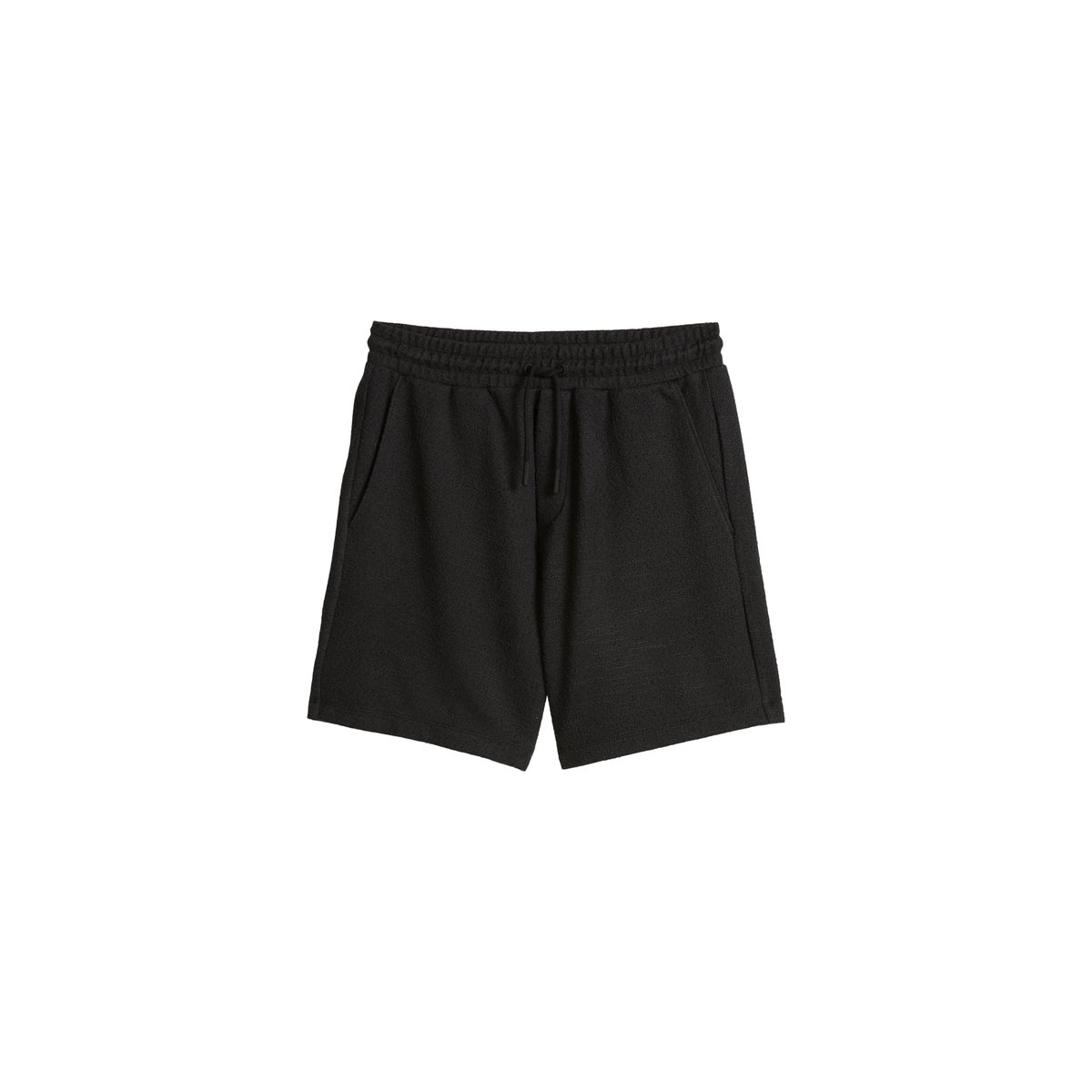 Short relaxed avec une fine structure bouclée noir, MARC O’POLO DENIM